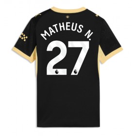 Dámské fotbalový oblečení Manchester City Matheus Nunes #27 Venkovní košile 2026-27 Krátkým Rukávem